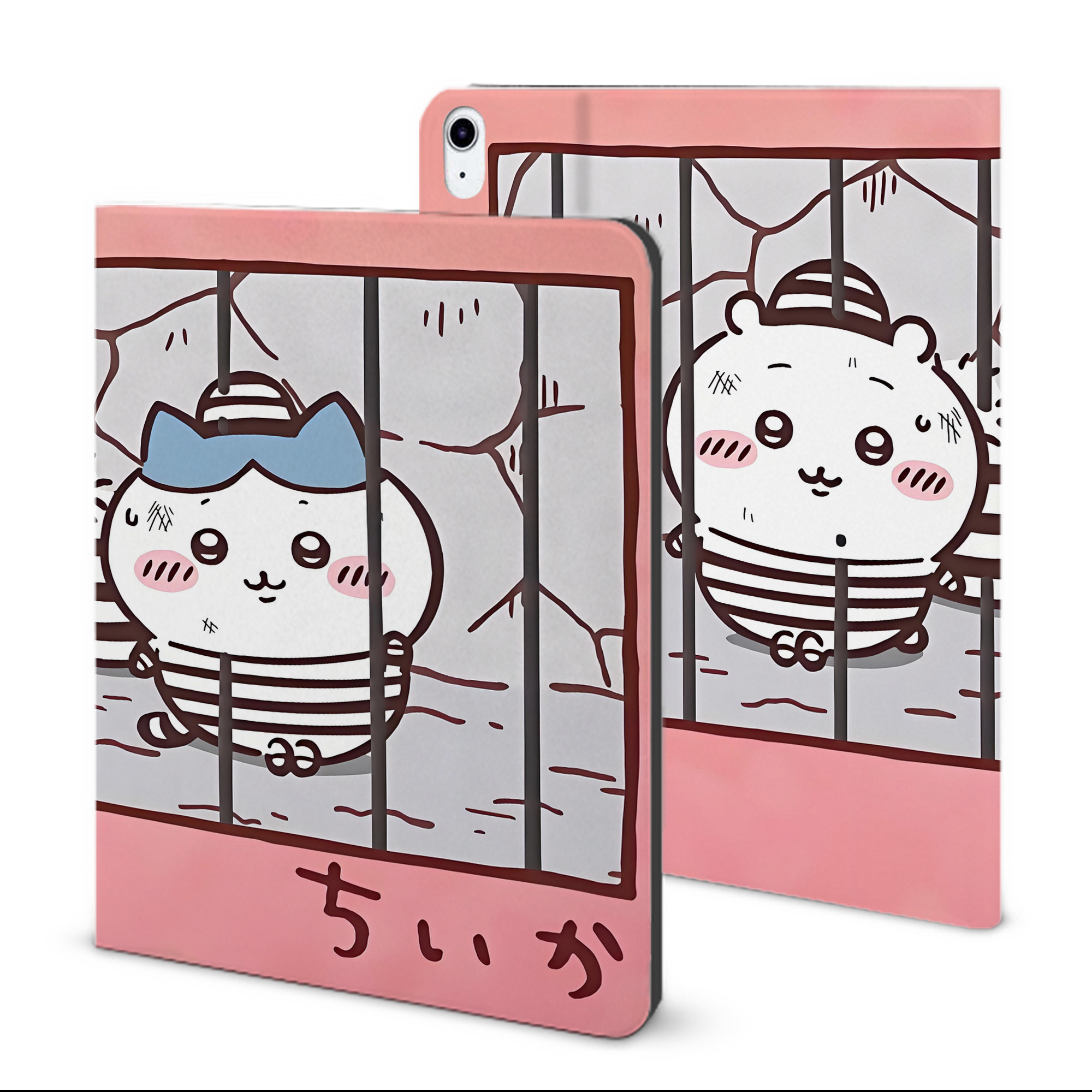 （画像用） ちいかわ Chii-kawa IPad ケース ブック型 PUレザー TPU 耐衝撃 軽量 薄型 ペン収納なし 全面保護 IPad 各モデル対応